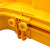 纽鲨 光纤走线槽道尾纤槽PVC阻燃塑料黄色机房机柜跳线下纤机房光缆综合布线 42mm软管 出纤口 