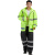 大杨RF733反光雨衣雨裤套装 荧光绿165以下 防汛执勤救援分体双层透气防雨服 定制