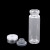 希万辉 西林瓶实验室采样分装透明玻璃瓶管制玻璃小药瓶注射剂瓶 15ml+胶塞+铝塑盖100个装