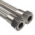 加达斯定制304不锈钢波纹管1.2寸DN32蒸汽软管高温高压工业管钢丝编织金属 1.2寸 300mm 304