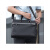 酷奇袋鼠手提包男士斜挎包商务公文背包可14电脑 黑色配手包