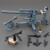 定制乐高二战军事人仔德军苏军重武器机枪榴弹炮反坦克炮装备包小玩具 10078-4如图