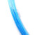 冰禹 电工穿线器 圆头电线线管光纤引线器 蓝色50米(包胶)+束线器2个 BYyn-428