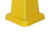 Homeglen 警示锥塑料路锥雪糕筒路障柱 禁止停车四方锥 5个装
