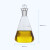 棕色碘量瓶定碘烧瓶具塞三角烧瓶25/50/100/250/500/1000ml玻璃产 白碘量瓶100ml