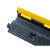 海斯迪克 HK-221 减速带橡胶线槽板电缆保护槽盖线 PVC 一线槽1000*260*60mm