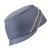 代尔塔（Deltaplus）102130舒适透气型防撞安全帽3cm 防撞防砸减震 灰色 1顶