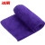 冰禹 多用途清洁抹布 擦玻璃搞卫生厨房地板洗车毛巾 酒店物业清洁抹布30×60cm 紫色（50条）BGA-21