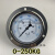 不锈钢外壳YN-100ZT轴向带边耐震压力表油压液压0-250KG /3/8PT 0-15KG