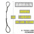 尚留鑫 插编钢丝绳双扣纯手工编织起重吊装吊索具钢丝绳 直径14mm6米长