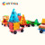 ARTMAG彩窗磁力片补充装 小车/西瓜皮/摩天轮儿童男女孩拼装积木玩具 2辆小车
