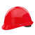 伟光 安全帽 新国标 ABS透气夏季安全头盔 圆顶玻璃钢型 工地建筑 工程监理 电力施工安全帽 红色 【圆顶ASB】 旋钮式调节