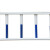 海斯迪克 市政护栏交通隔离护栏 锌钢安全防撞活动护栏 120CM高护栏（1立柱+3米护栏）HKCX-133