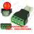 RJ45转485 RJ45转4位端子4pin接线端子 RJ45转485接线口 A1 B2 C3 D4