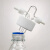 定制螺口洗气瓶GL45缓冲密封瓶耐腐厚玻璃耐压洗气瓶实验室安议价 标准款100ML红盖整套