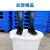 科力邦（Kelibang） 大号塑料桶 圆形收纳桶大容量水桶酒店厨房工业环卫物业垃圾桶 100L 白色带盖 KB1219