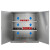 奕多美 304不锈钢安全柜防爆柜化学品存储柜工业危险品存放柜 12加仑 YDM-HXP-BXFBG