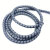 创优捷 电线电缆螺旋缠绕管 线缆装饰防冻保护套管 灰色 内径10mm 长10米