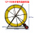 国标通信管道穿线管引线器光缆电缆通棒玻璃钢拉线管道疏通牵引棒 线径12mm*150米带钢丝车架
