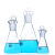 化科 定碘量瓶烧瓶  玻璃具塞三角烧瓶 高硼硅玻璃碘价瓶 具塞250ml/24#-15个起订 