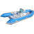 工孚  防汛应急玻璃船 玻璃钢冲锋舟 充气艇 RIB520A 单位：个