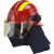 17式统型款消防头盔（半盔型）韩式款FTK-B型新式消防员灭火 红色（东安）