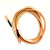 高压临时接地线延长线透明PVC护套铜绞线压好铜端子的大电流线5米 50方线5米含端子