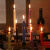 劲感家里用照明蜡烛应急蜡烛日用普通蜡烛无烟浪漫婚礼长杆1.5×15cm 10根 蓝色蜡烛