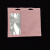 谋福 坚果包装袋 镀铝袋 首饰礼品密封袋 6*10cm*颜色*粉色16丝（100个装）