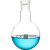 单口圆底烧瓶蒸馏瓶高硼硅玻璃150/250/500/1000/2000ml具标磨口 5ml 14/23