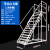 登高车仓库移动登高梯货架库房可移动平台梯子轮子超市理货车 平台3.5米加强版-40方管0.8米宽