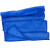 海斯迪克 洗车毛巾(2条)35*75cm蓝色擦车布超细纤维吸水保洁抹布 HZL-74