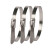 伊莱科（ELECALL）AD-G不锈钢扎带 304材质 自锁式 16*950 灰色 100支