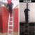 美消 消防铝合金升降伸缩梯子 耐腐耐滑 工作救援梯  消防铝合金梯加厚5米12kg