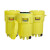 杰苏瑞 JESERY 化学品处理移动式防泄漏桶套装95加仑 应急处理桶耐腐蚀耐酸碱 KIT991