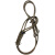 插编钢丝绳子手工编织钢丝绳起重吊具锁具编头子吊索具塔吊油丝绳 浅灰色 16毫米2米长