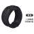 蓓尔蓝 WZD0015 PVC包塑电镀锌铁扎丝线 圆扁型黑色铁丝捆扎线 1.2mm约30米/卷