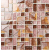 福西西水晶玻璃马赛克瓷砖 电视背景墙磨砂冰裂手绘卫生间收银台拼图 春 30×30