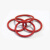 φ2.0φ2.5硅橡胶0型圈红色耐高温模具防水密封防油圈10/12/14/10 2.0*外14MM24个/包