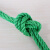 赫钢 尼龙绳 货车捆绑绳全新料绿色耐磨物流塑料绳 8mm 50米/捆