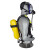 LISM正压式消防空气呼吸器 钢瓶呼吸器5L 6L 6.8L碳纤维呼吸器30MPA 6L钢瓶呼吸器一套带箱子