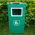 科力邦（Kelibang)  金属垃圾桶 长方形垃圾桶铁烤漆桶镀锌内桶大厅立式果皮箱可定制贵宾桶 绿色 KB1321
