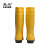 莱尔 R-2-19  防砸防刺穿耐酸碱耐磨防滑安全靴雨靴防护靴 黄色 40码 一双