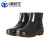 沸耐笙 FNS-05048 男士双色低筒PVC雨鞋 养殖场用男士劳保雨靴 双色单鞋 41 双