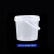 时通pp桶储物透明密封包装桶彩泥粘土橡皮泥奶茶手提塑料圆桶1L2000ml压扣盖子有提手