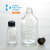 Wheaton刻度培养基瓶透明玻璃试剂瓶密封样品瓶125 250 500ml 透明1000ml_无盖(W219440)