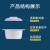 茶花微波炉专用蒸盒加热器皿盒蒸笼的碗蒸馒头米饭家用煮饭锅饭煲 2.0L单层蒸饭煲(微波炉专用)