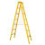 玻璃钢绝缘人字梯关节梯伸缩梯升降梯子电工梯折叠梯凳电力直单梯 3.0米单梯
