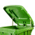 海斯迪克 HKZ-152  户外垃圾桶 大号环卫挂车分类塑料垃圾桶 脚踩垃圾箱 灰色100L加厚带脚踏