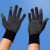 夏季薄款手套防晒男女骑行防滑耐磨户外运动劳保防护露手指头 5双装黑色-全指 均码